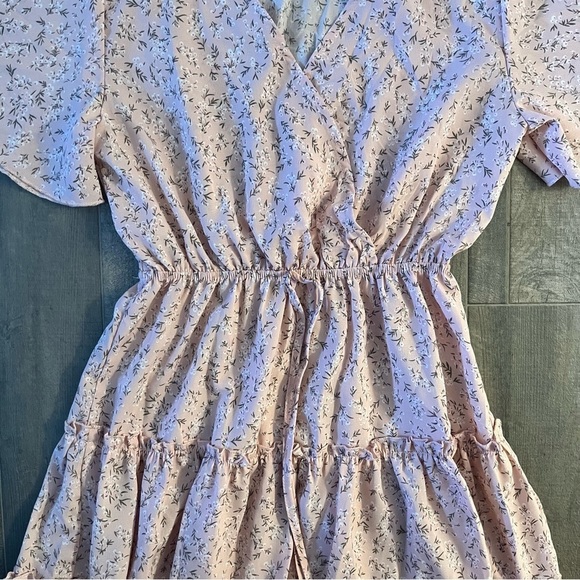 XS ROMWE Boho Floral Dress - Picture 2 of 5